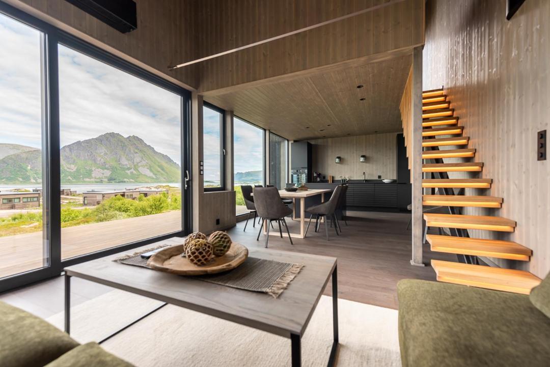 Hoda Cabin - Luxury Lodge With Jacuzzi And Sauna Lyngværet Dış mekan fotoğraf