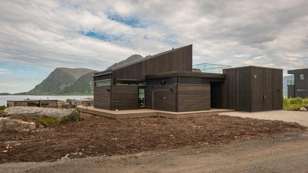 Hoda Cabin - Luxury Lodge With Jacuzzi And Sauna Lyngværet Dış mekan fotoğraf