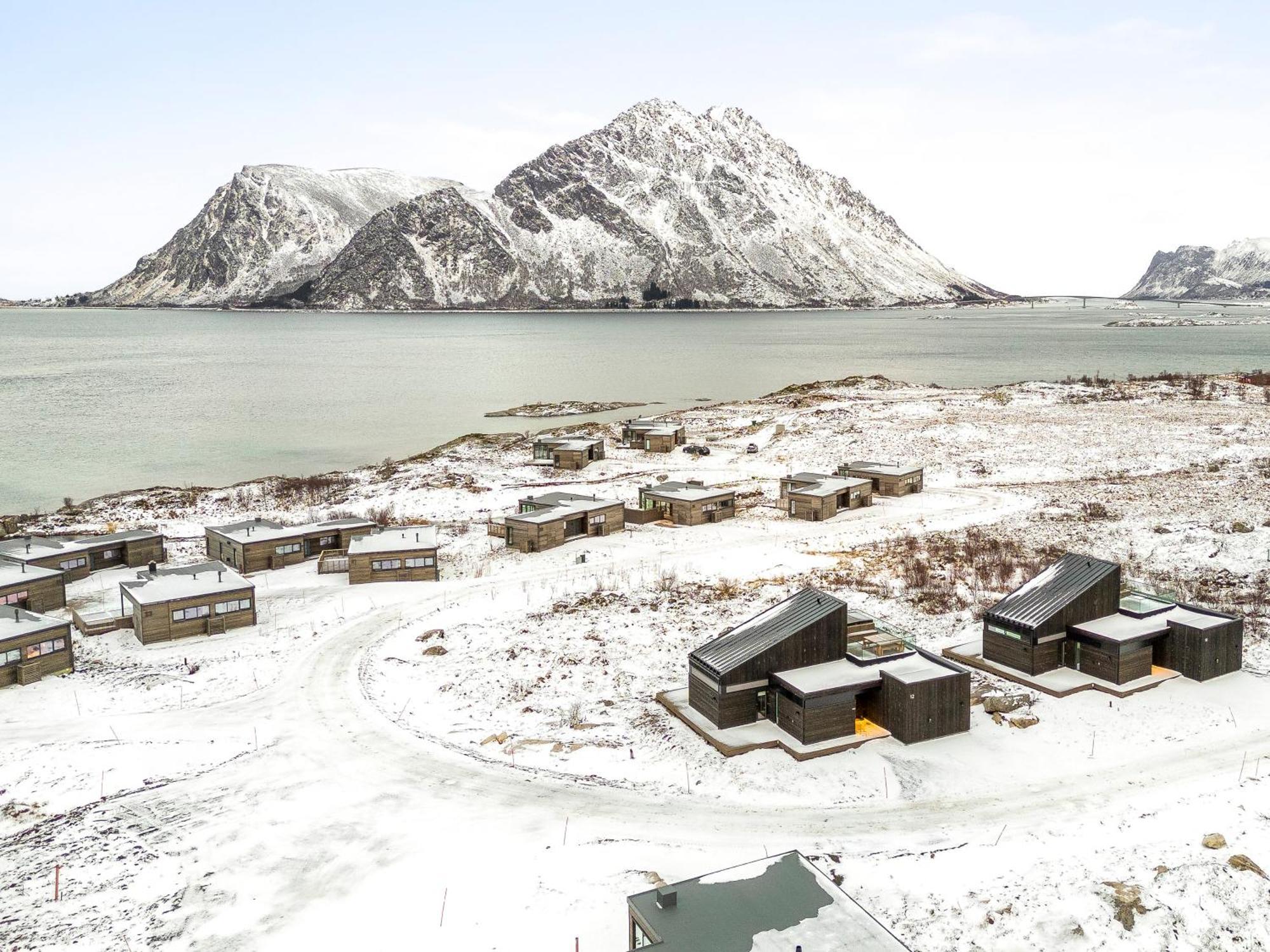 Hoda Cabin - Luxury Lodge With Jacuzzi And Sauna Lyngværet Dış mekan fotoğraf